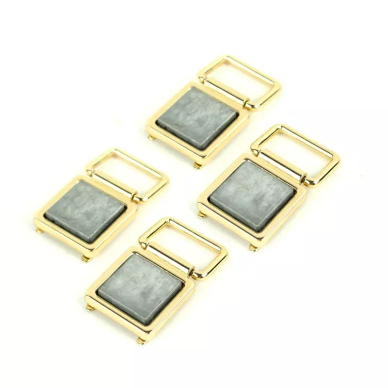 Fabric Covered Strap Connectors 1 Gold