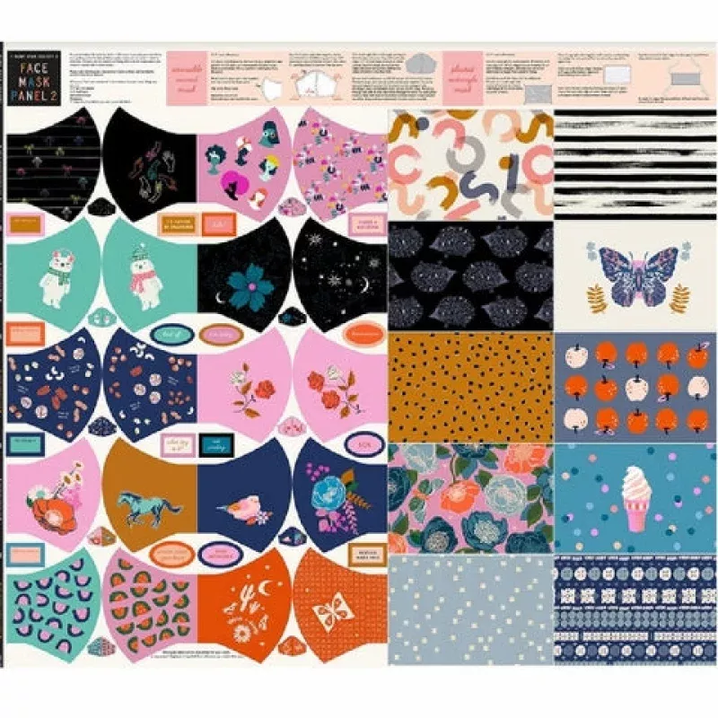Face Mask Panel #2 by Ruby Star Society — Moda Fabrics