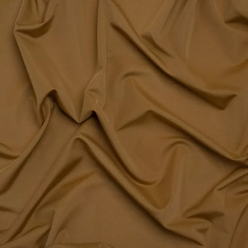 Famous Australian Designer Gold Stretch Polyester Jersey