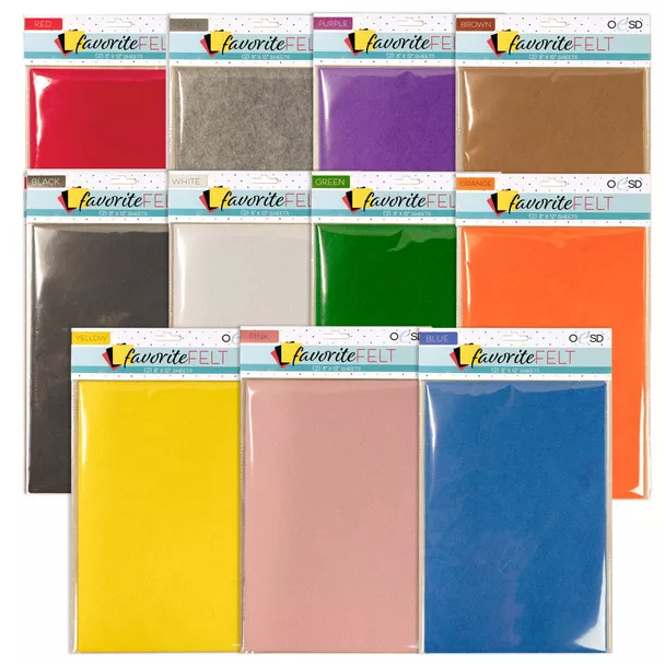Favorite Felt - Two 8x12" sheets