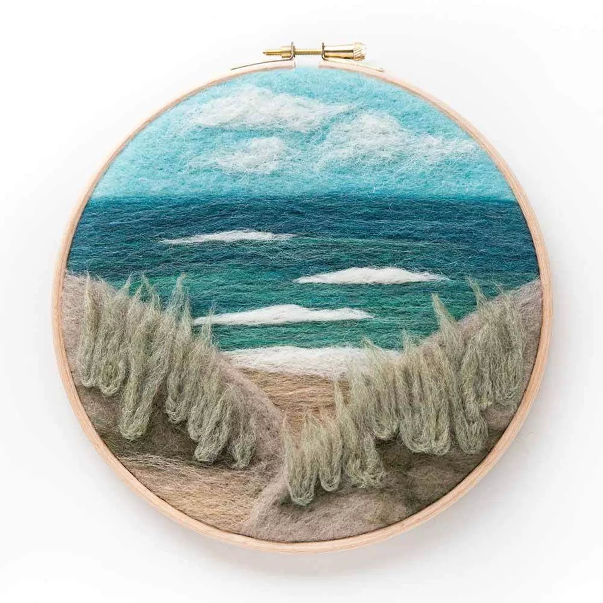 Felted Sky – Beach View Needle Felting Kit