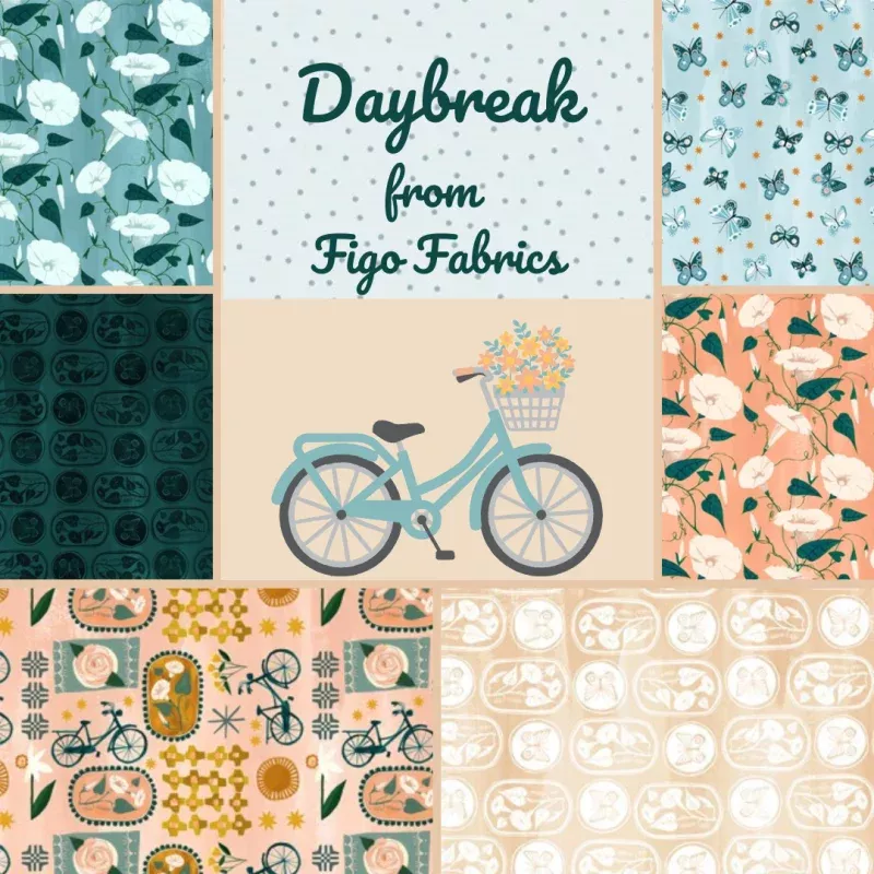 Figo Fabrics Daybreak Fat Quarter Bundle (7 Fat Quarters)