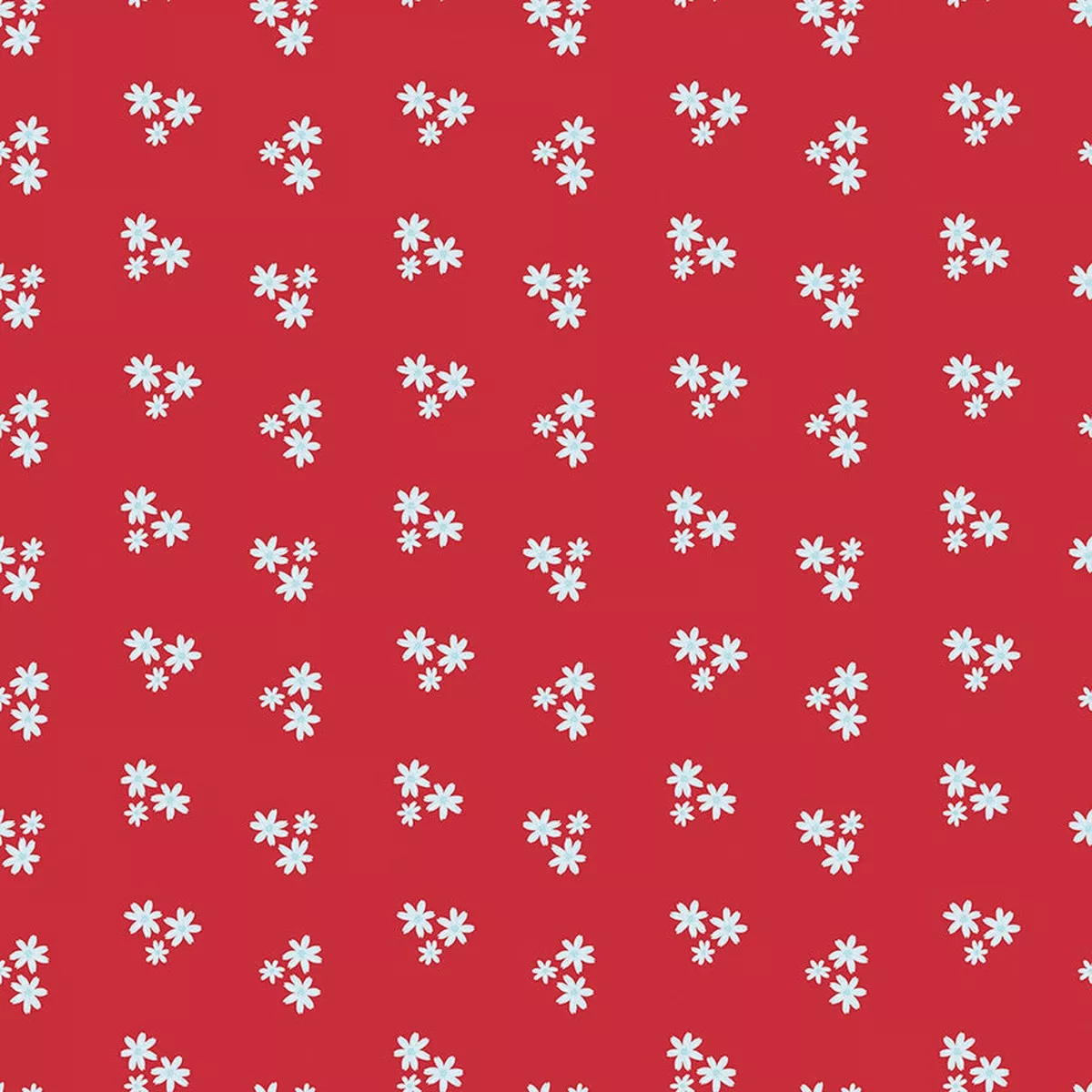 Firework Fields – Floral – Red