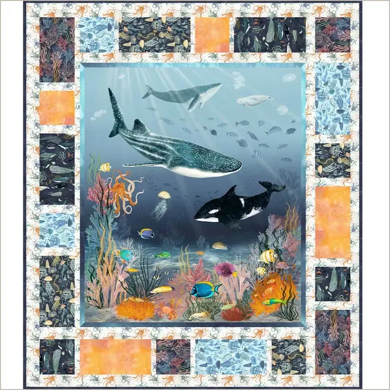 Fish & Chips Quilt Kit