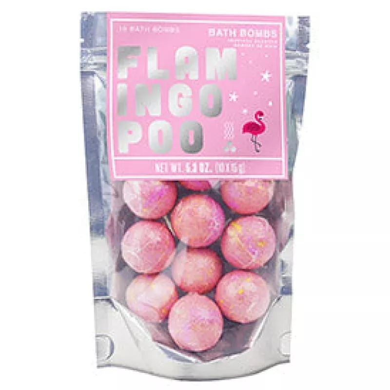 Flamingo Poop Bath Bombs