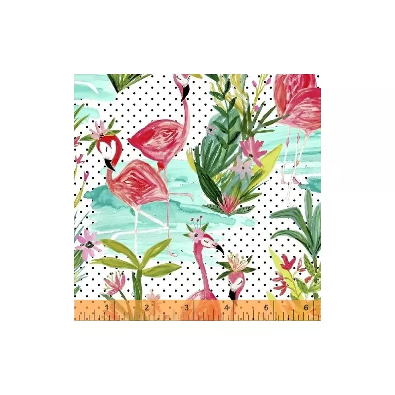 Flamingos42276-1 Cotton