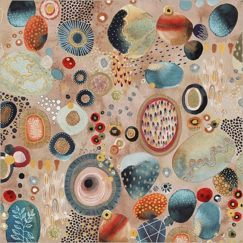 Flora & Form Geode Fire Opal fabric
