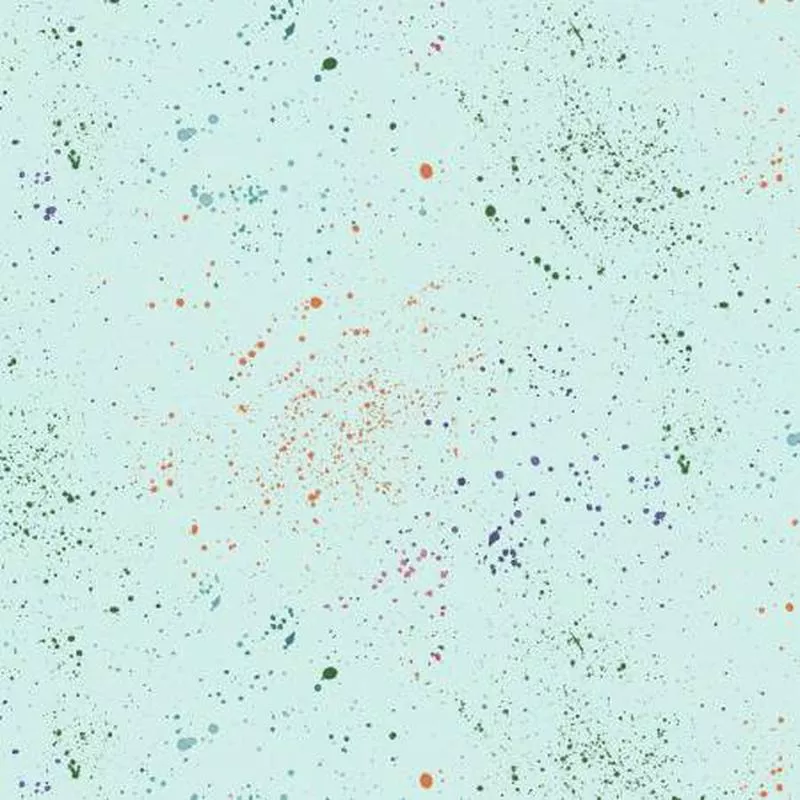 Floral Party 40767-487 Teal Splatter