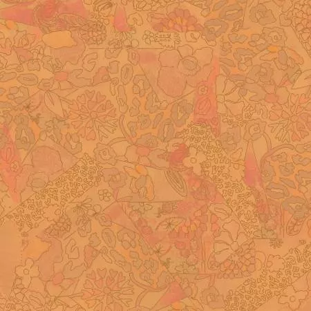 Flowers on Main - Pattern Play - Sunset- Laura Heine