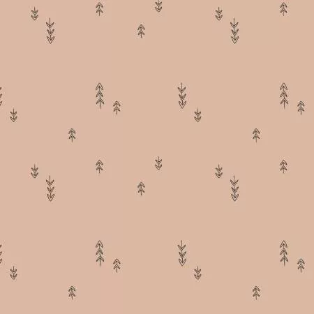 Forest Ferns Light Caramel Trees