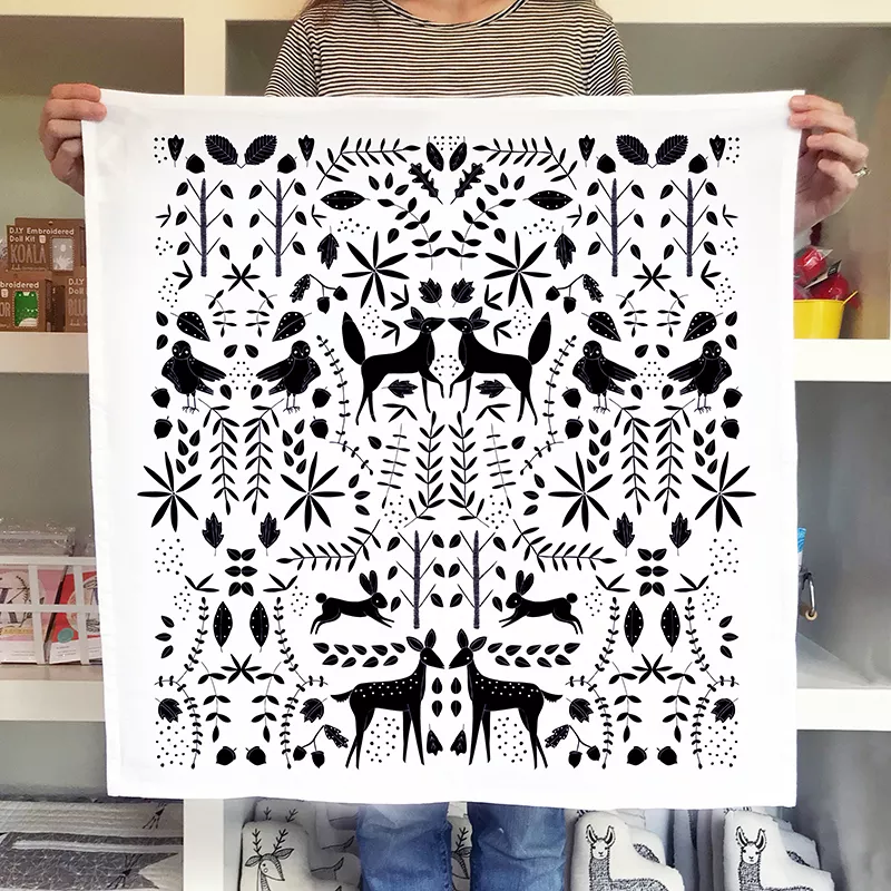 Forest Tea Towel (Gingiber)