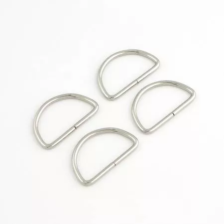 Four 2in D-Rings Nickel