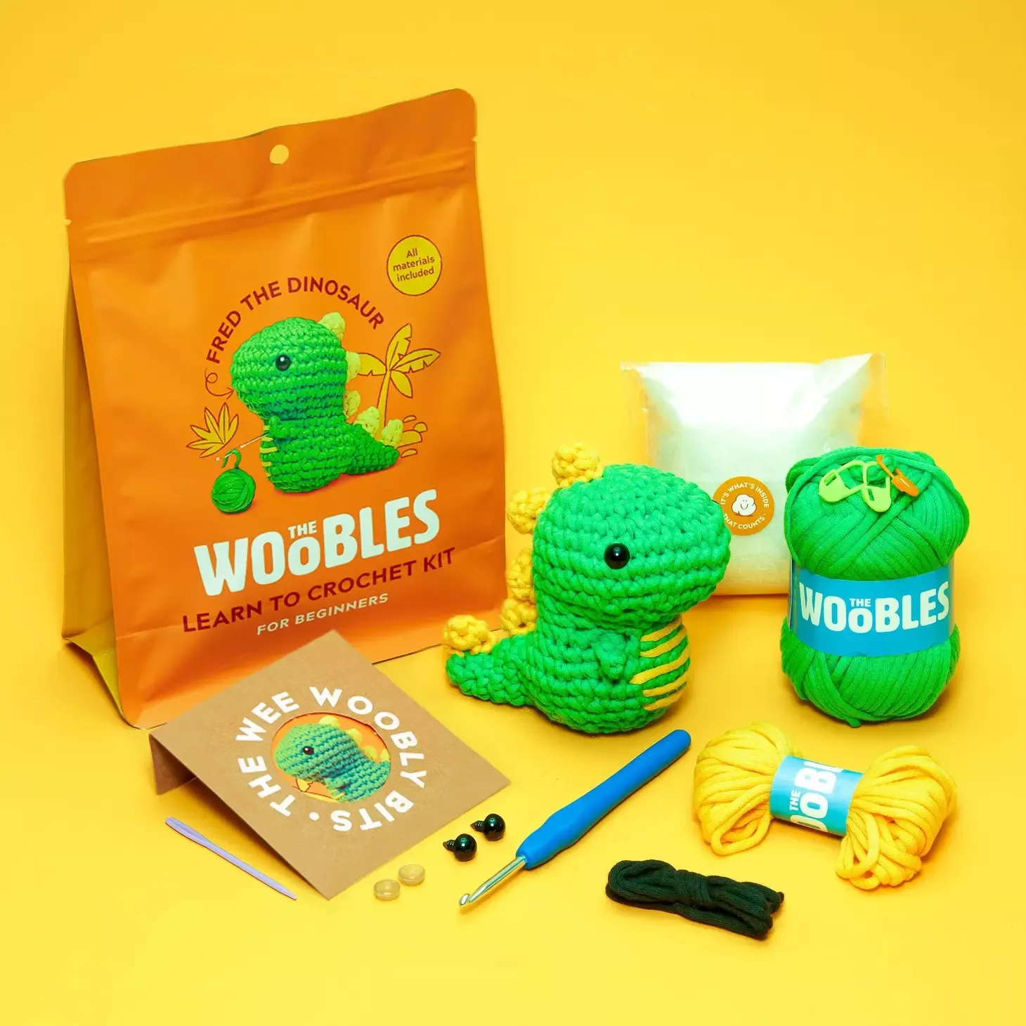 Fred the Dinosaur Woobles Kit