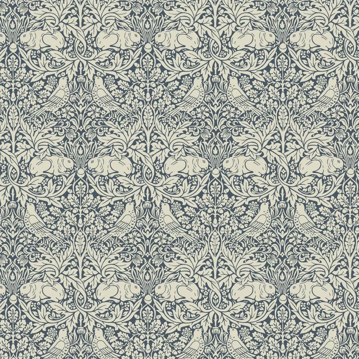 FreeSpirit – The Original Morris & Co. – Brer Rabbit – Navy – Yardage