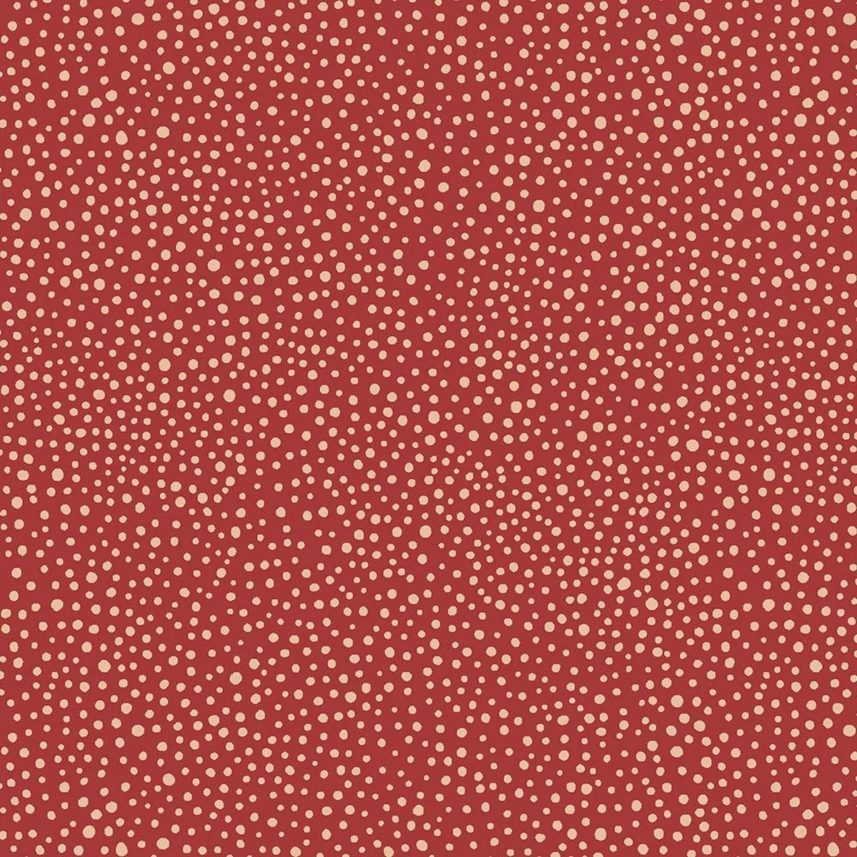 FreeSpirit – The Original Morris & Co. – Seaweed Dot – Red – Yardage