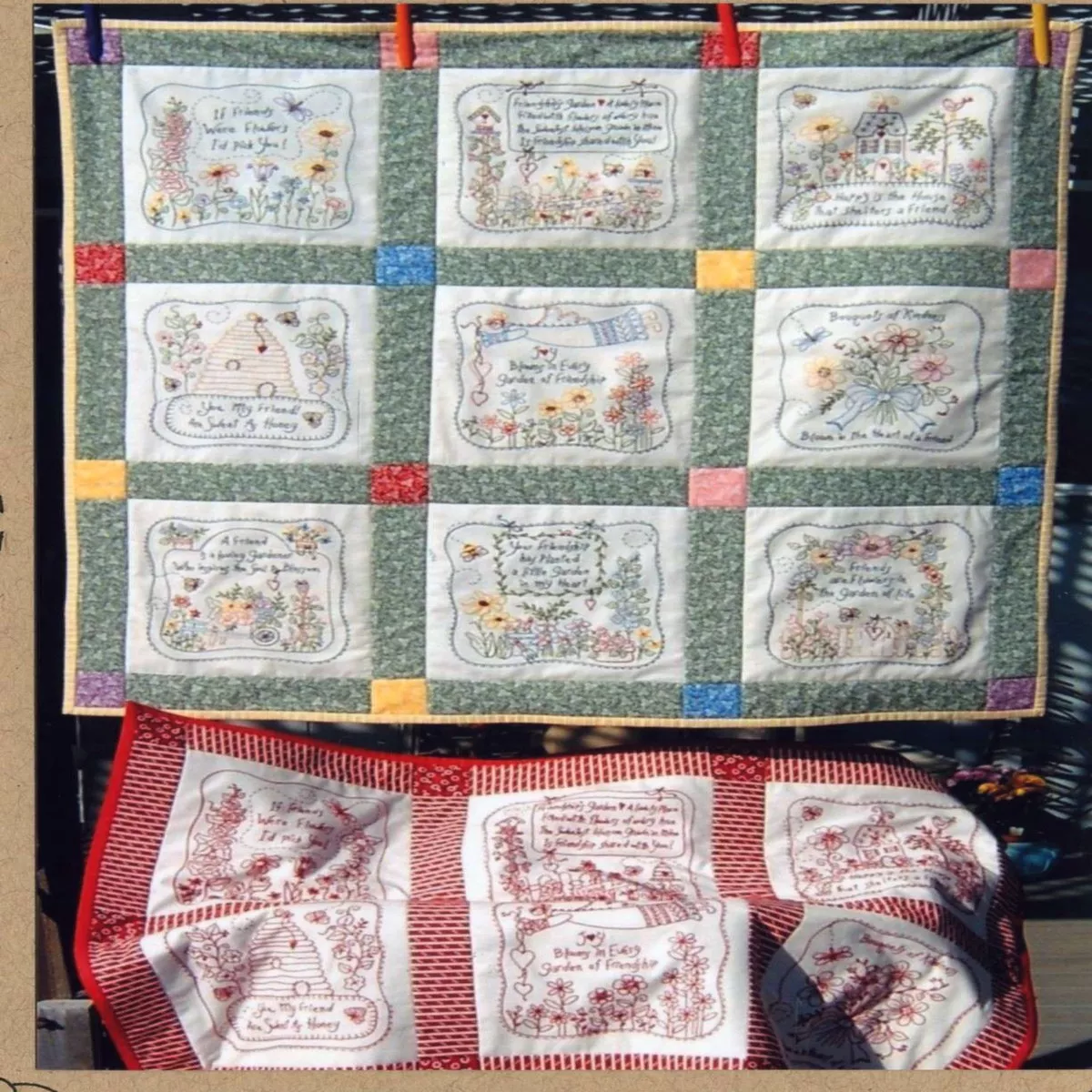 Friendship Garden Quilt Pattern by Bird Brain Designs – Pattern Only