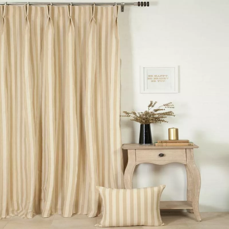 ‘Frostbell’ Fabric by the Metre (Cream/ Beige)