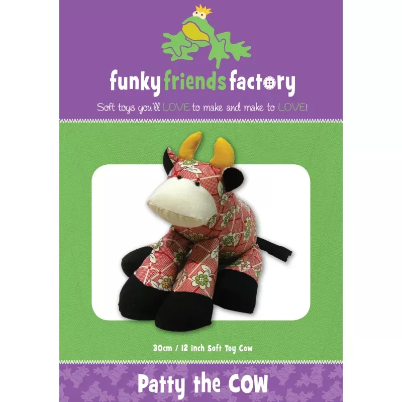 Funky Friends Pattern – Patty The Cow