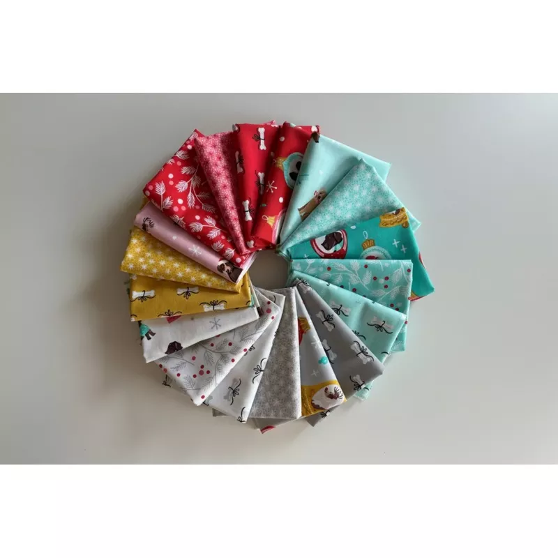 Furry and Bright – Fat Quarter Bundle – 18 pieces