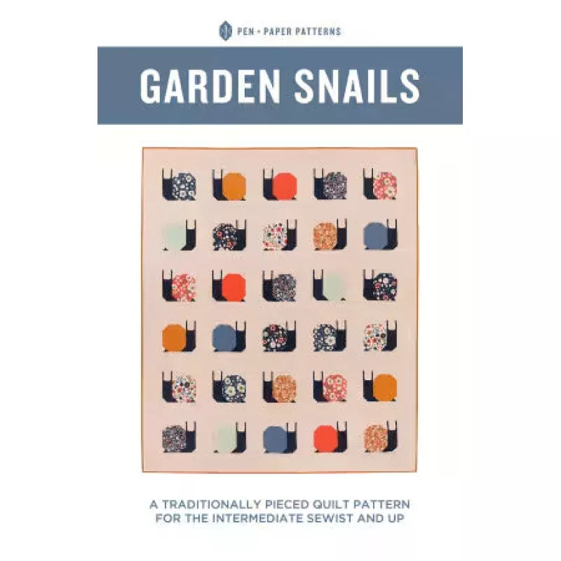 Garden Snails Quilt Pattern