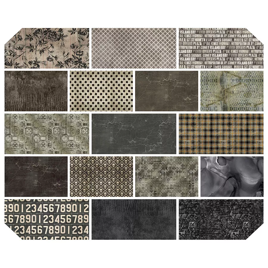Gothic Eclectic Elements FQB (Tim Holtz) 17 pcs