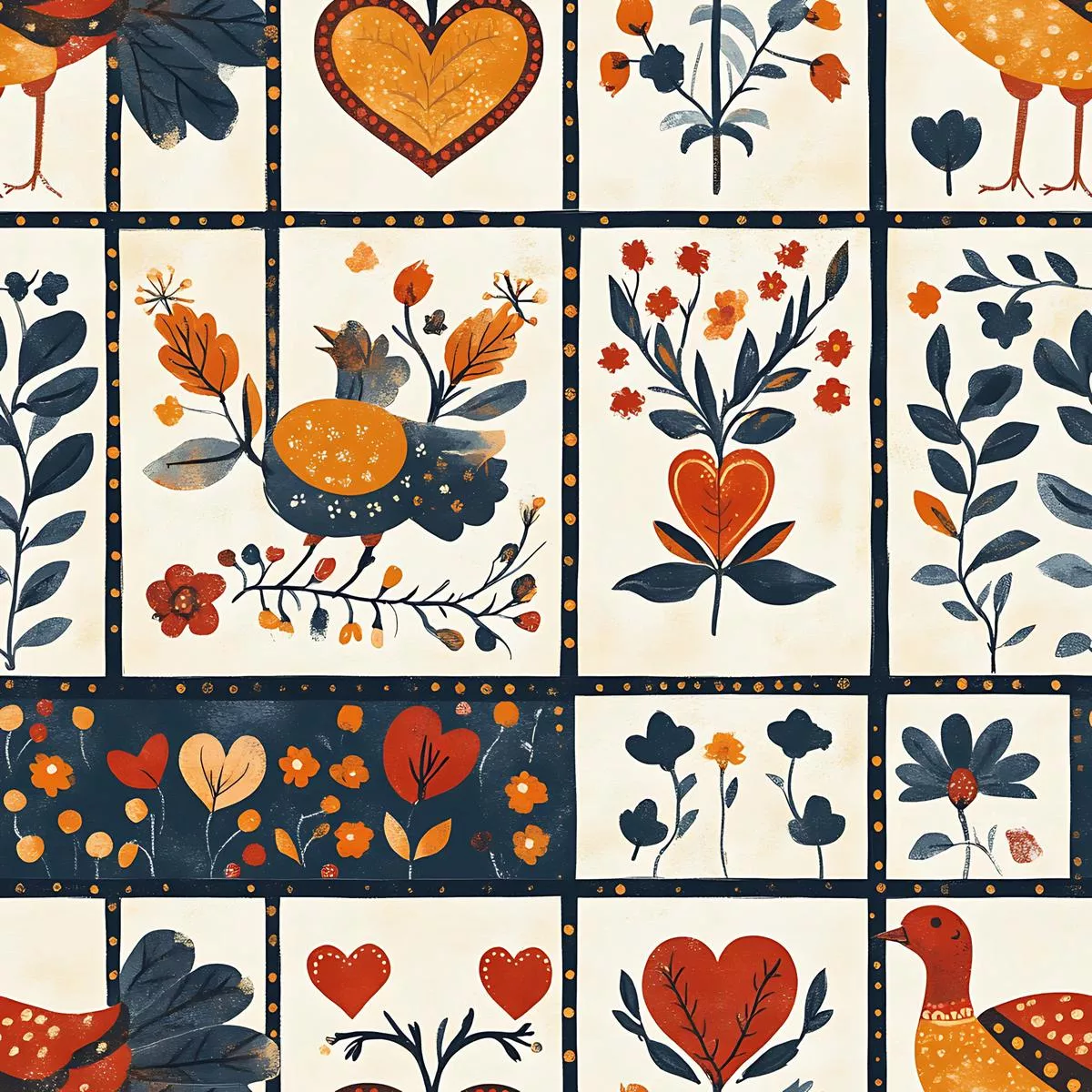 Grateful Threads Pattern 1 Quilting Cotton Fabric