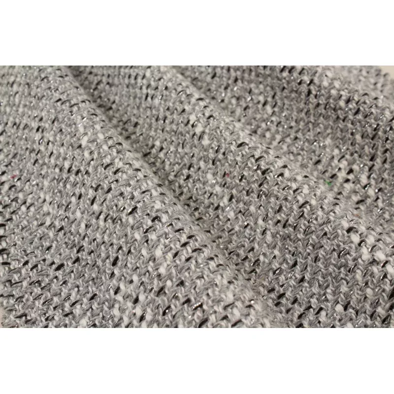 Grey Tweed – Lurex