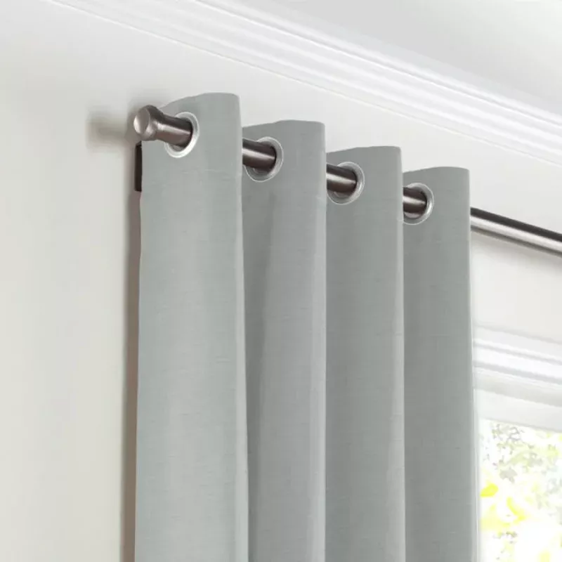 Grommet Drapery in Lush Linen – Graphite