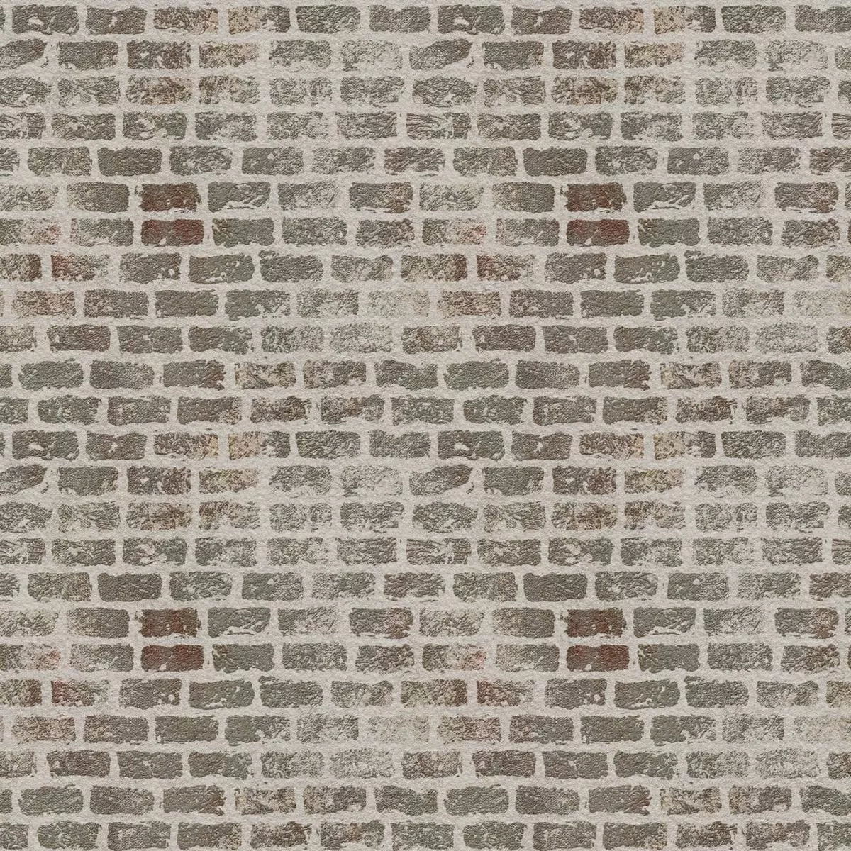 Grunge Brick Wall Pattern 4 Quilting Cotton Fabric