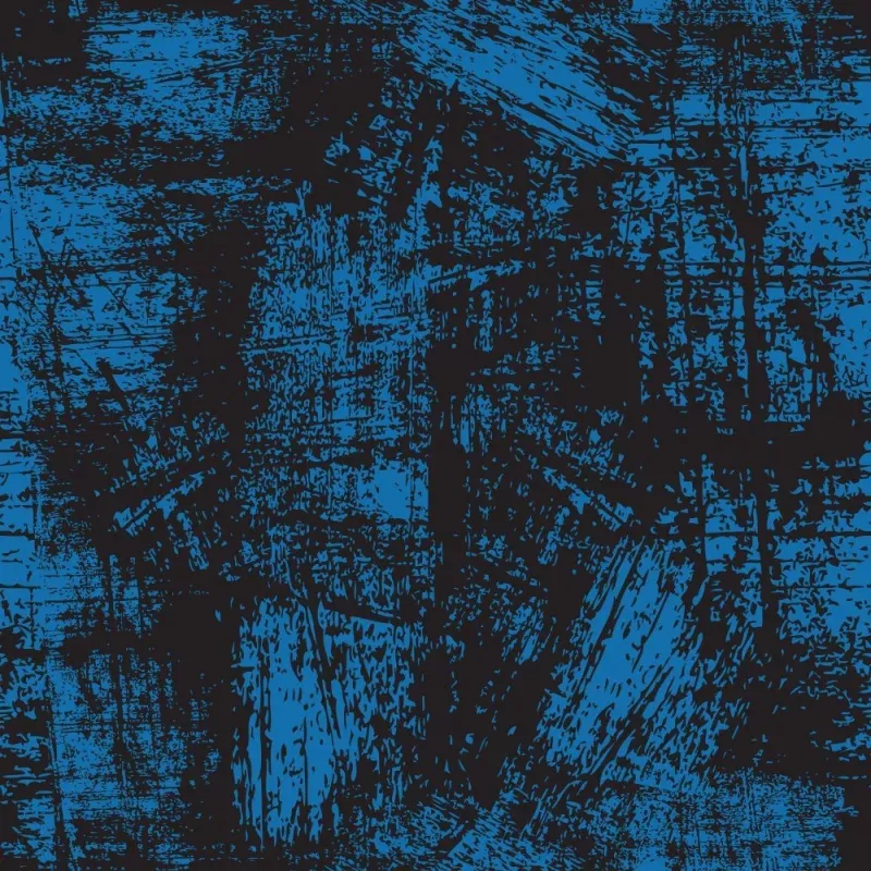 Grunge Fabric – Blue on Black