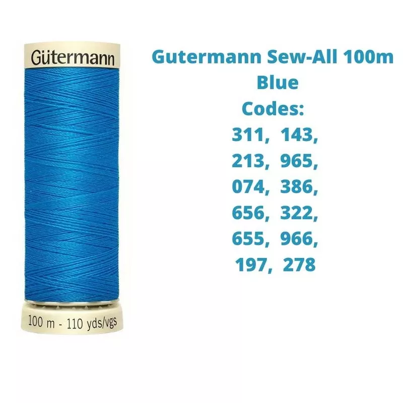 Gutermann Thread – Sew All– 100 Metres – Blue 311