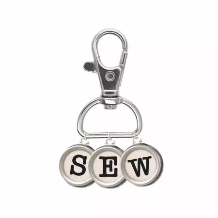 Happy Charm "Sew" Typewriter Keys - Lori Holt