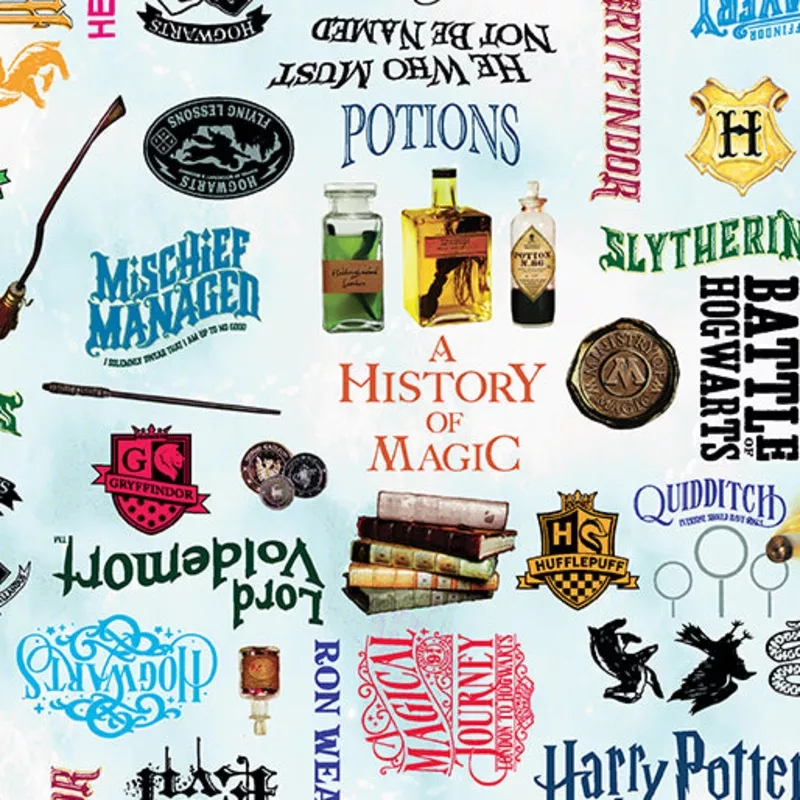 Harry Potter: Words Sky Blue