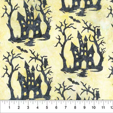Haunted House - Batik - Cream - Haunted House