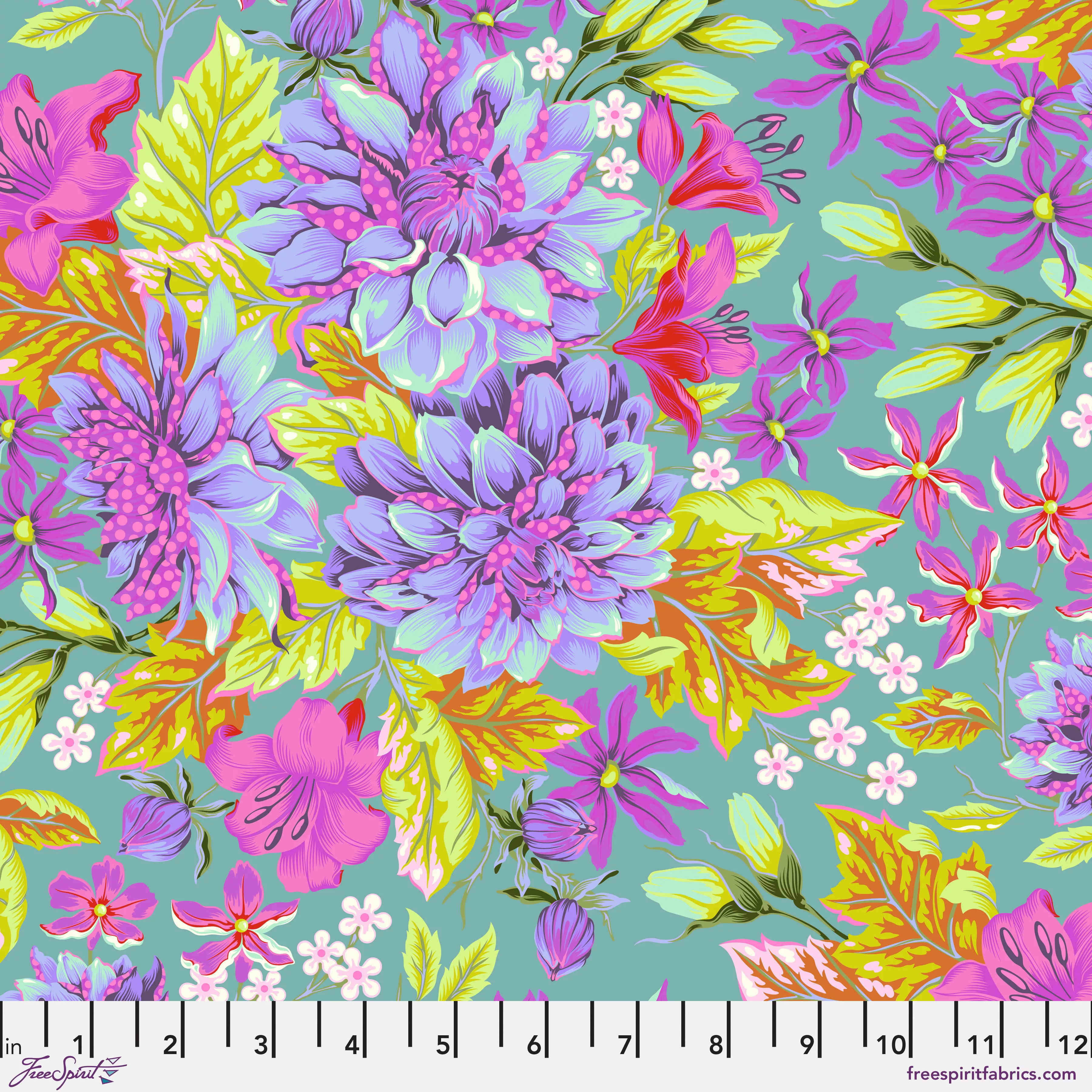 Hello Dahlia - Cosmic Tula Pink Untamed
