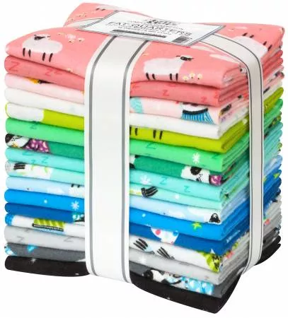 Hello Sleepy FQB Flannel 16 pcs