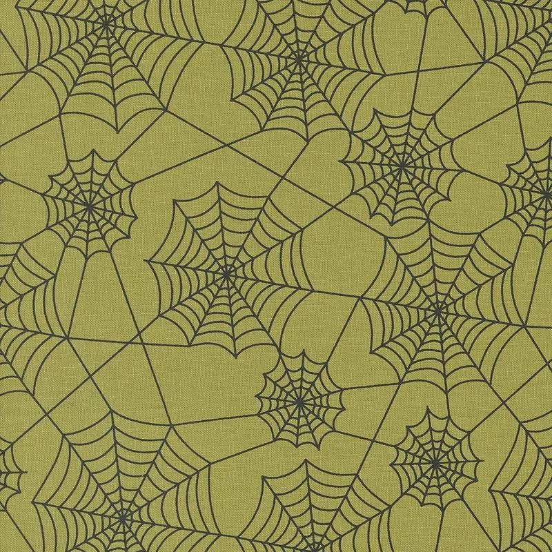 Hey Boo – Spider Webs Witchy Green