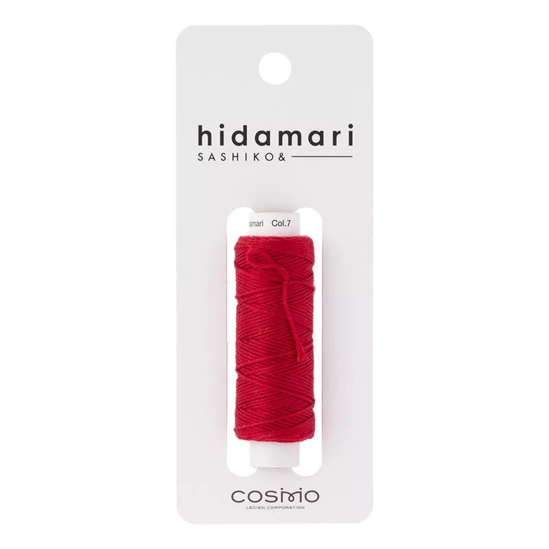 Hidamari Sashiko Thread Deep Red