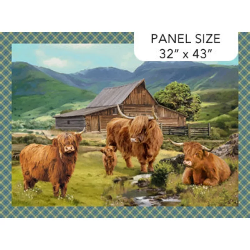 Highland Home Cow Panel