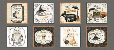 Hocus Pocus Blocks 18" x 44" Panel - Multi - Hocus Pocus (panel 161)