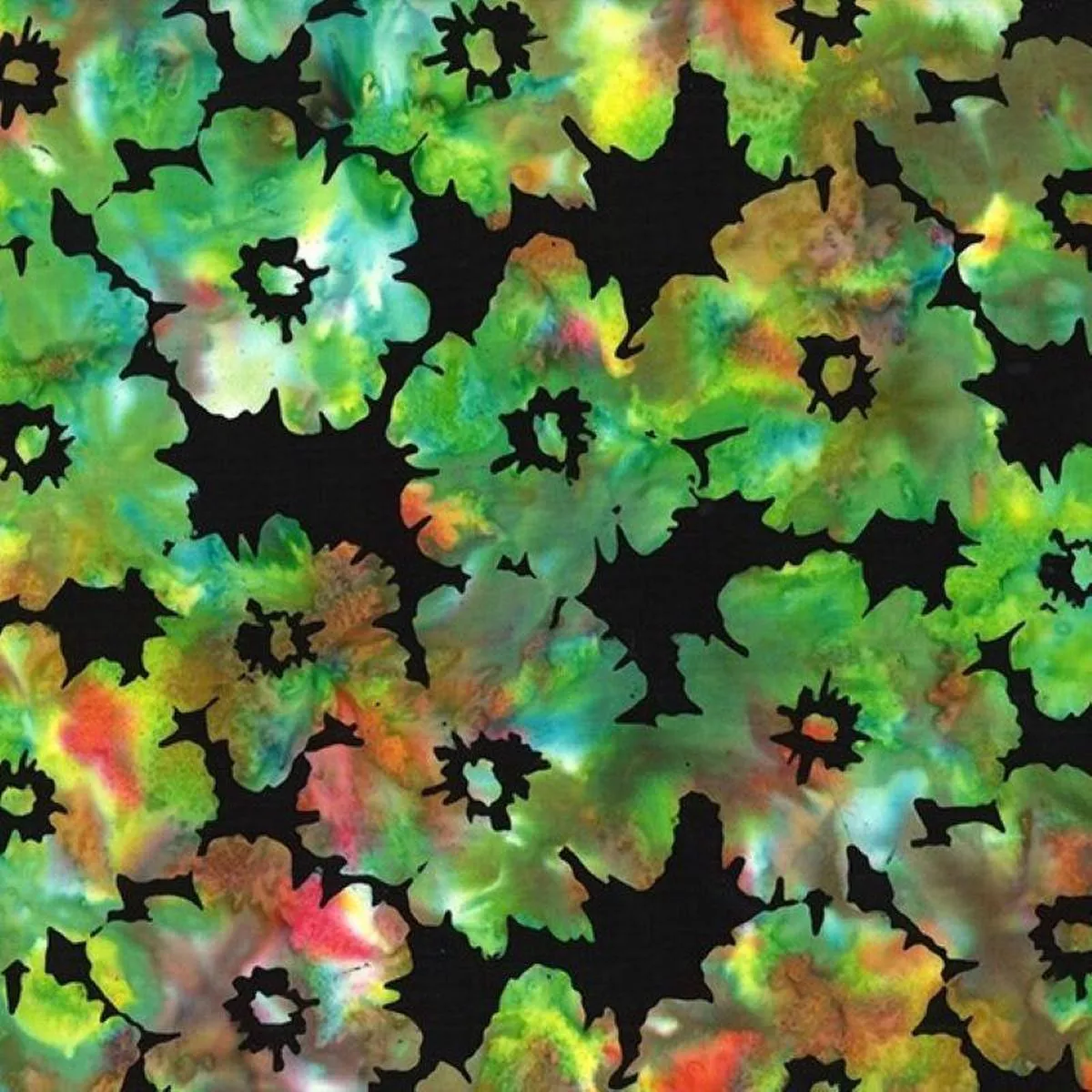 Hoffman Big Floral W2563 151 Sunset