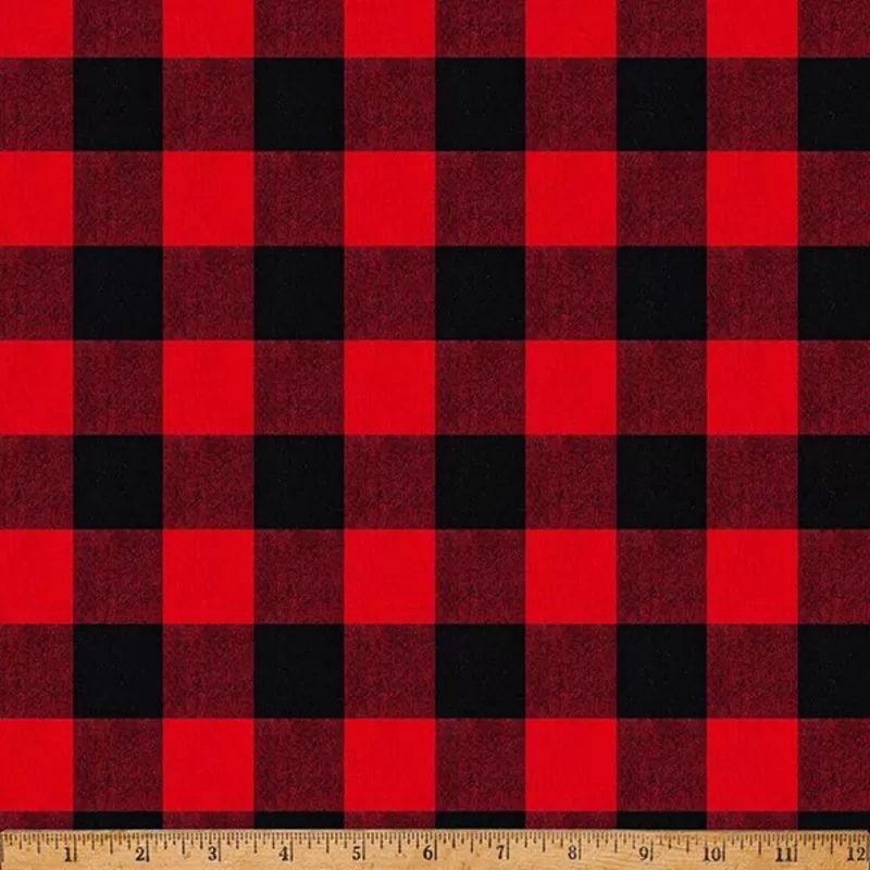 Hoffman Spectrum Print Off The Grid Red