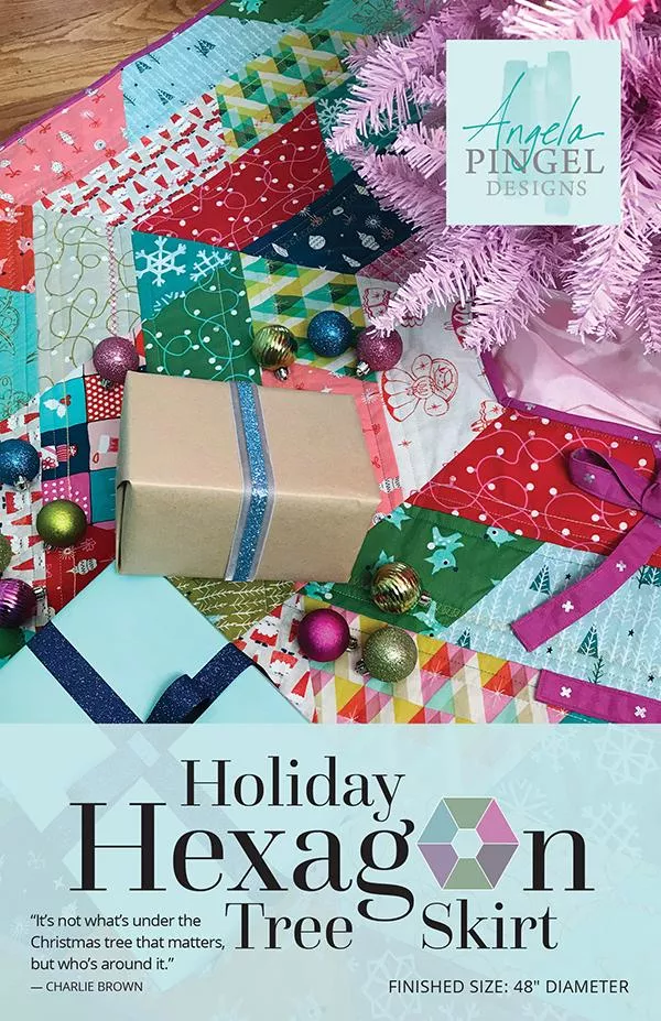 Holiday Hexagon Tree Skirt Angela Pingel