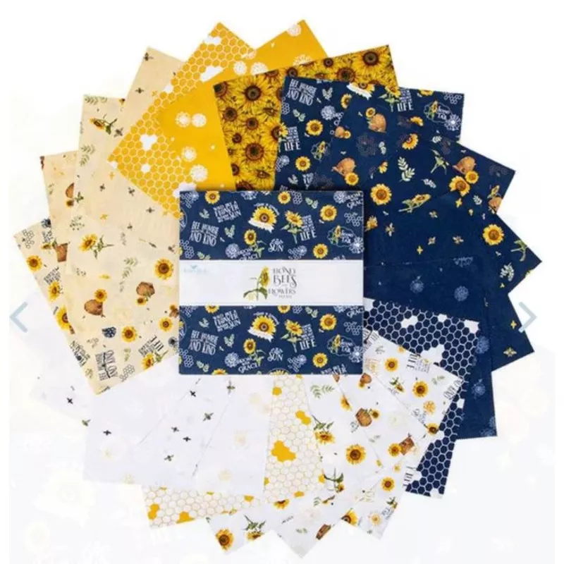 Honey Bees & Flowers Please – 10″ Stacker Precuts