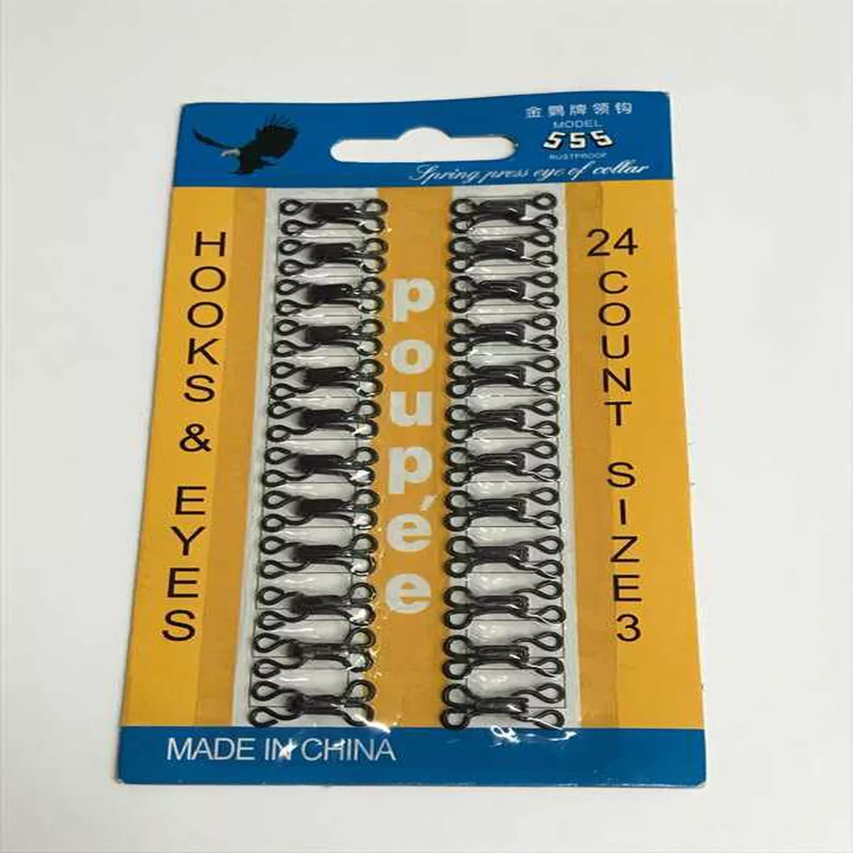 Hooks & Eyes Pack – Black