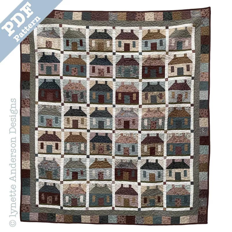 House Next Door Quilt – Downloadable Pattern