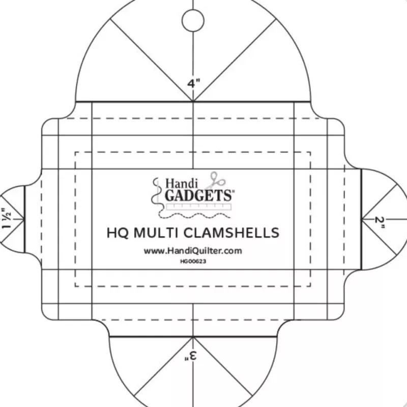 HQ Multi Clamshell Ruler