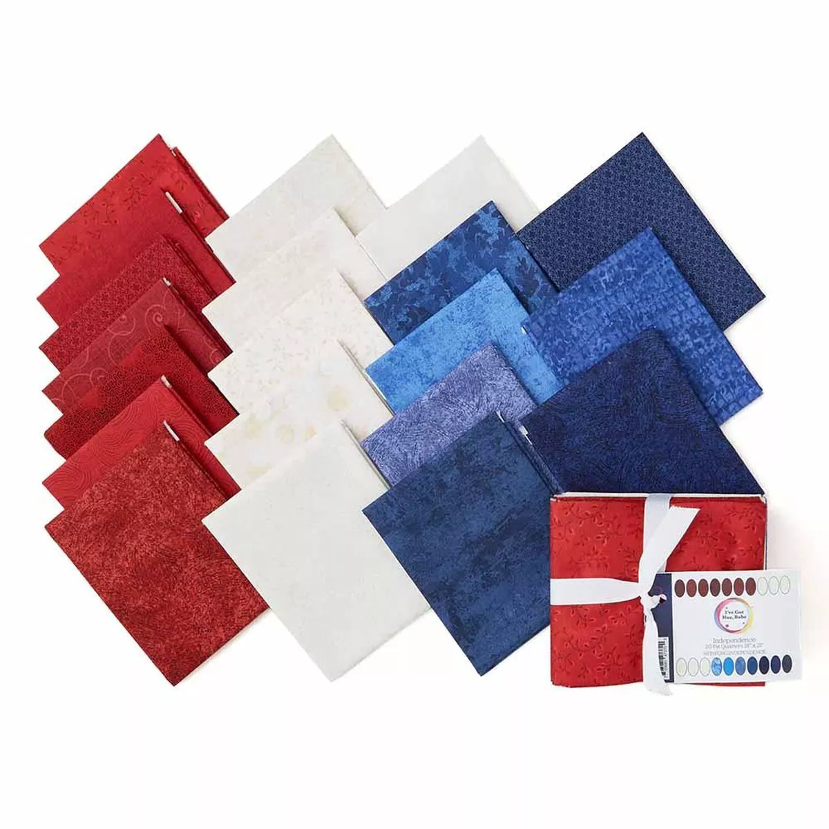 I’ve Got Hue, Babe – Fat Quarter Bundle – Independence – Multi – 20 Pieces
