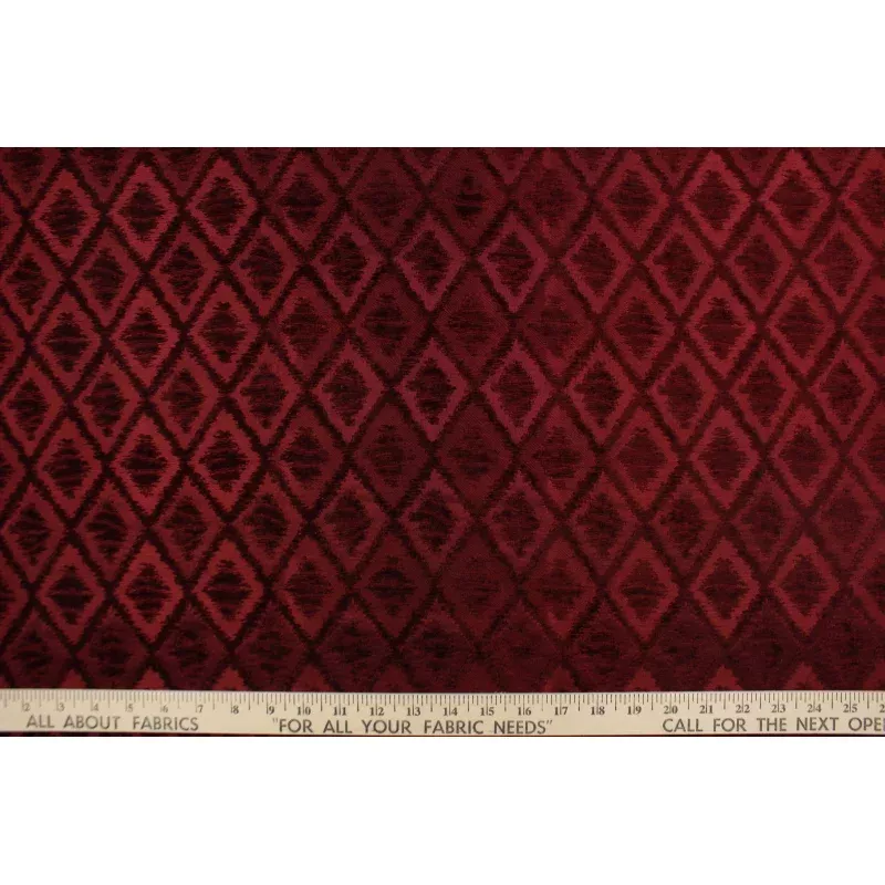 Imara Chenille in Vino|Per Yard&6 X 6 Sample
