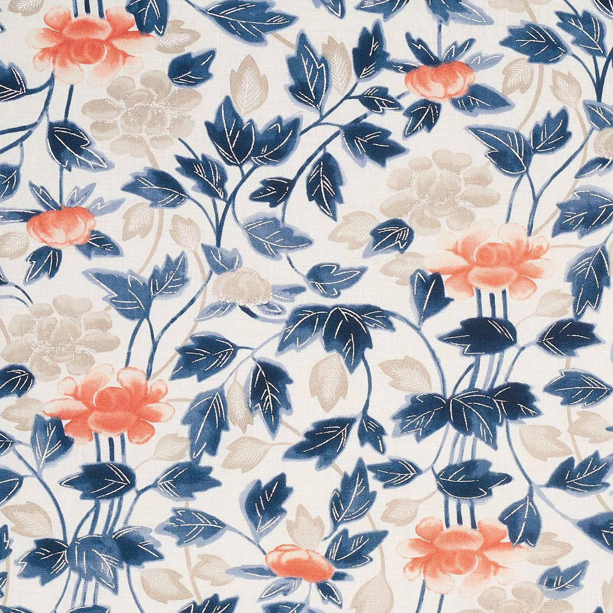 Imari Blue Ink Fabric